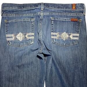 7 for All Mankind Jeans Straight Leg Low Rise